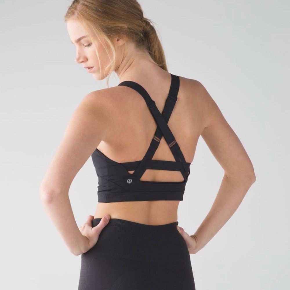 Lululemon Pure Practice Bra in Black, Size 6